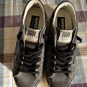 Golden Goose Black and Gray Sneakers